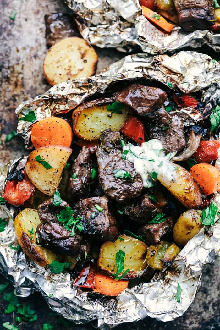 foil packet dinners